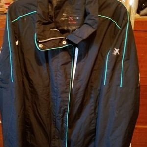 Black and white X Factor jacket